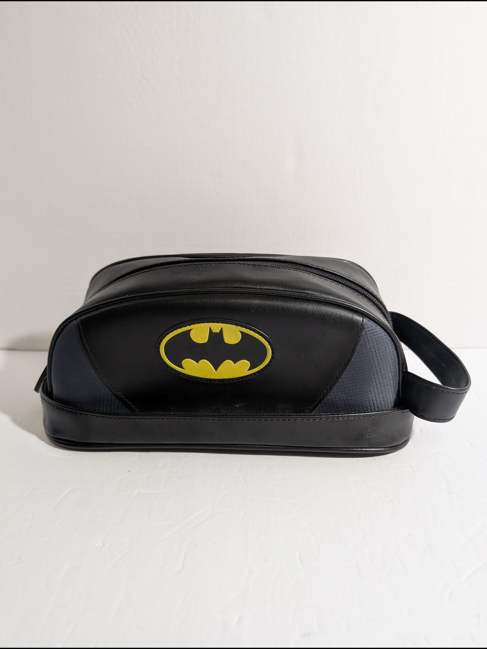 DC Comics Batman Black and Yellow Dopp Kit Toiletry Bag